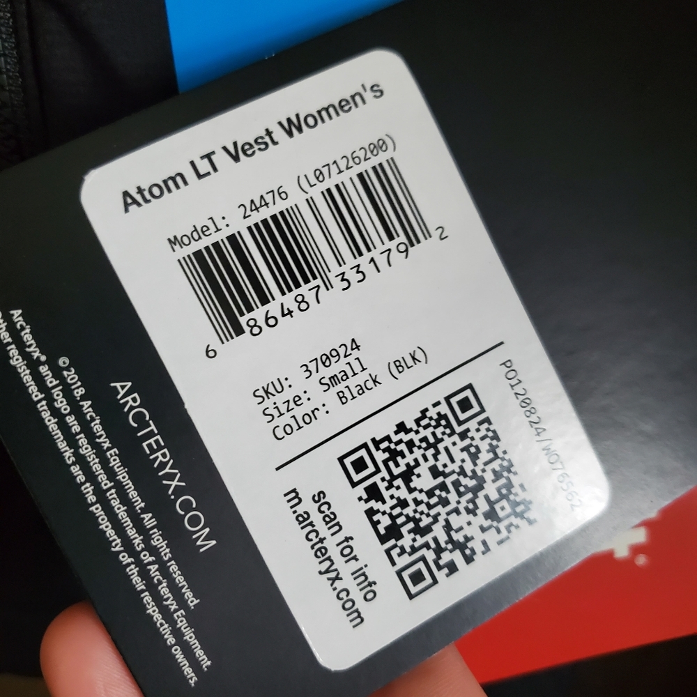 NWT Arc'teryx Atom Vest - Picture 3 of 6